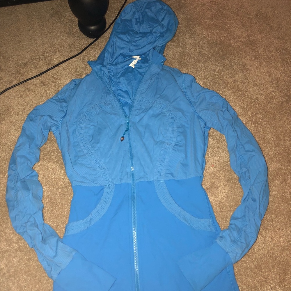 Lululemon blue zip up jacket